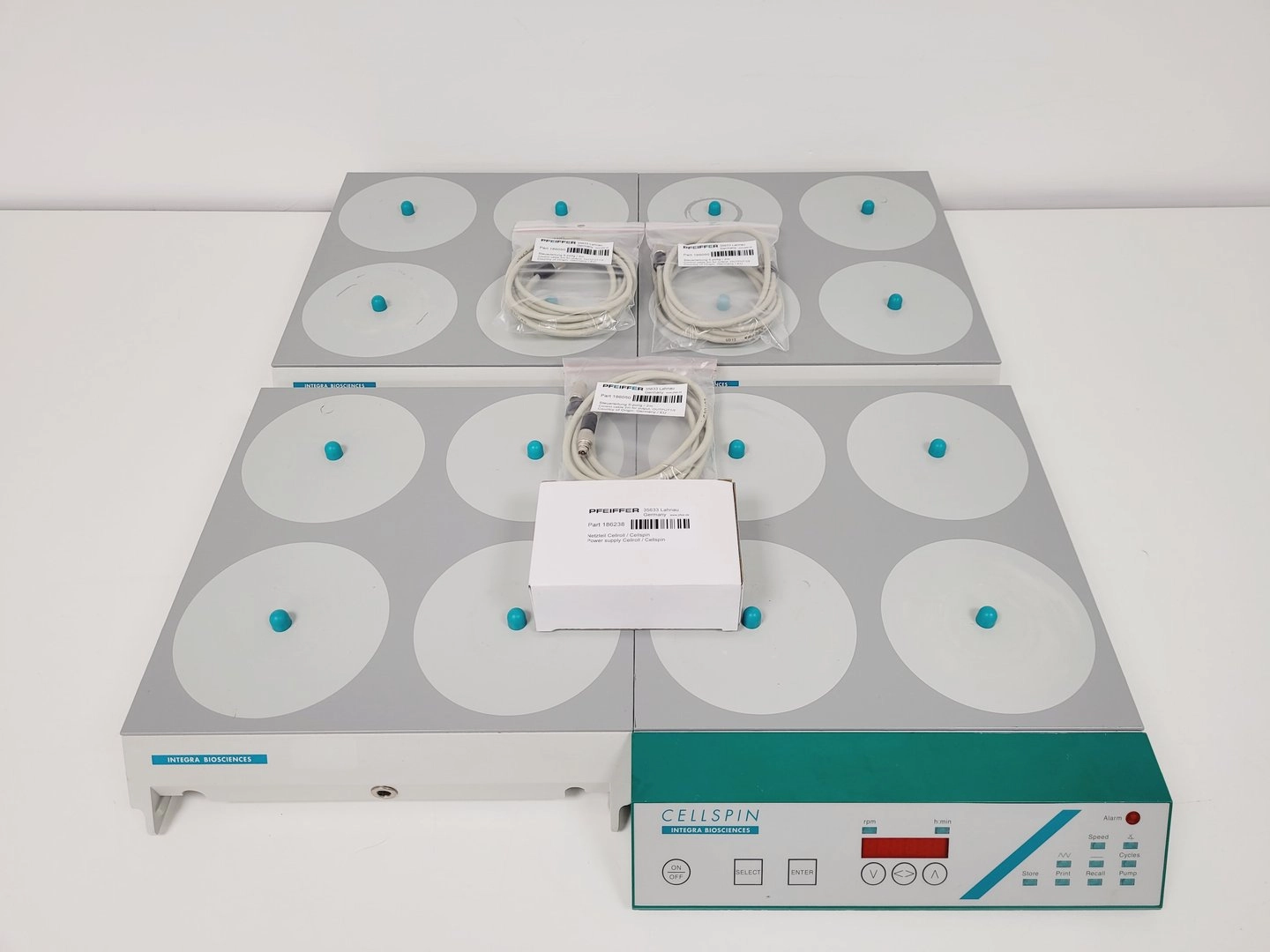 Integra Cellspin Cell Control Magnetic Stirrer Four-Platform System Lab