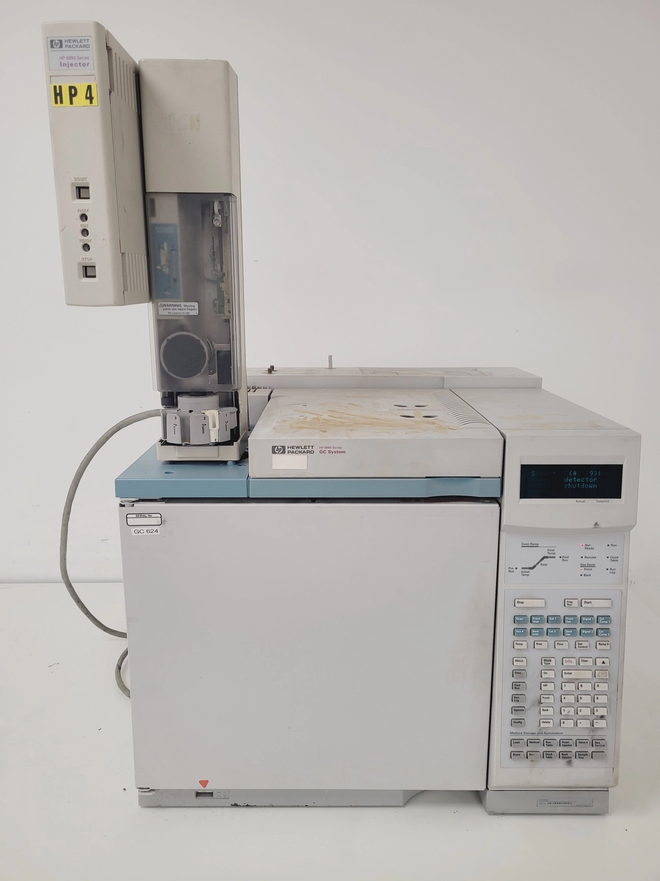 Hewlett Packard HP 6890 GC Gas Chromatograph with Injector Lab