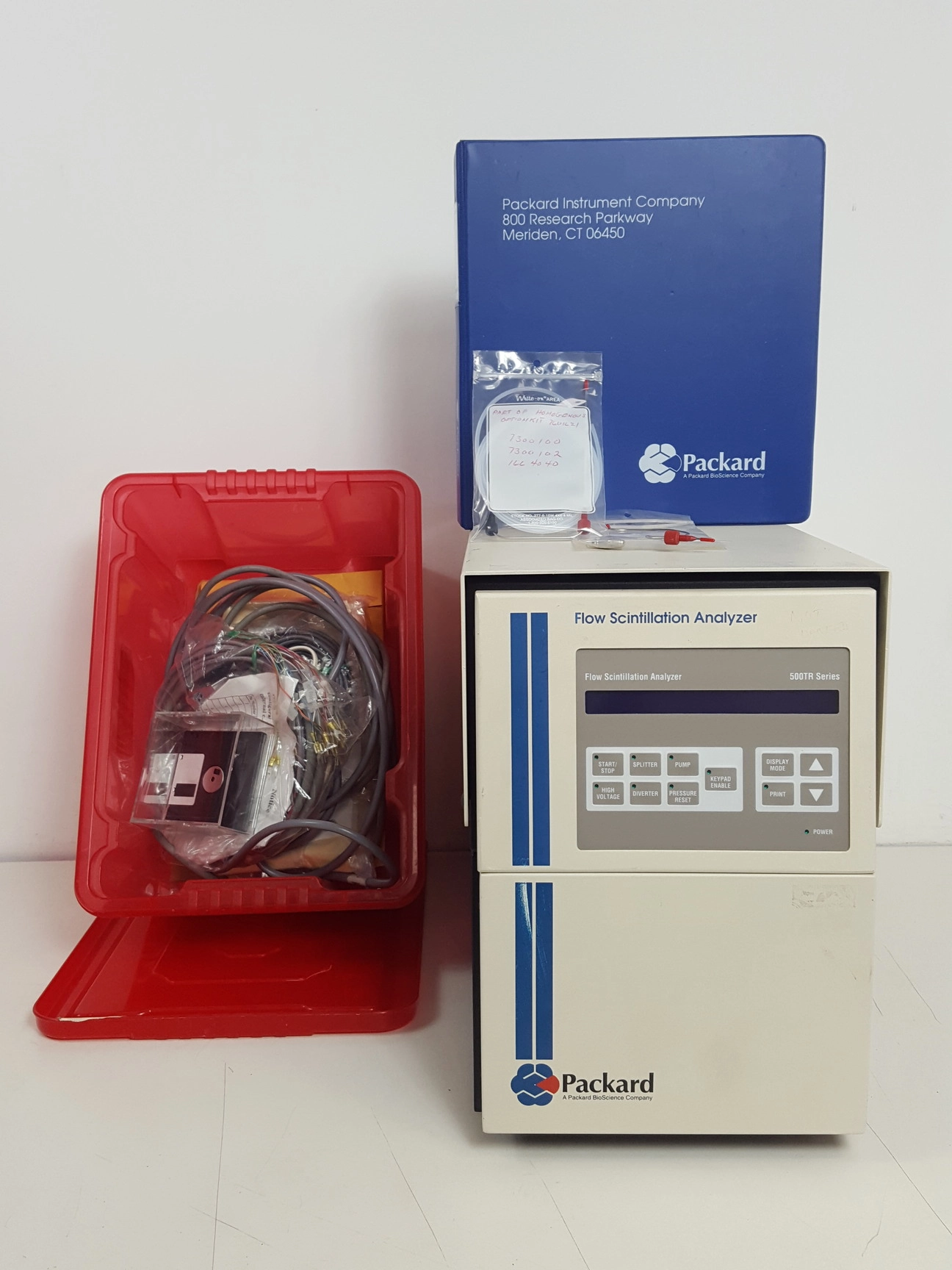 Packard 500TR Series Flow Scintillation Analyser D515F01 &amp; Accessories Lab