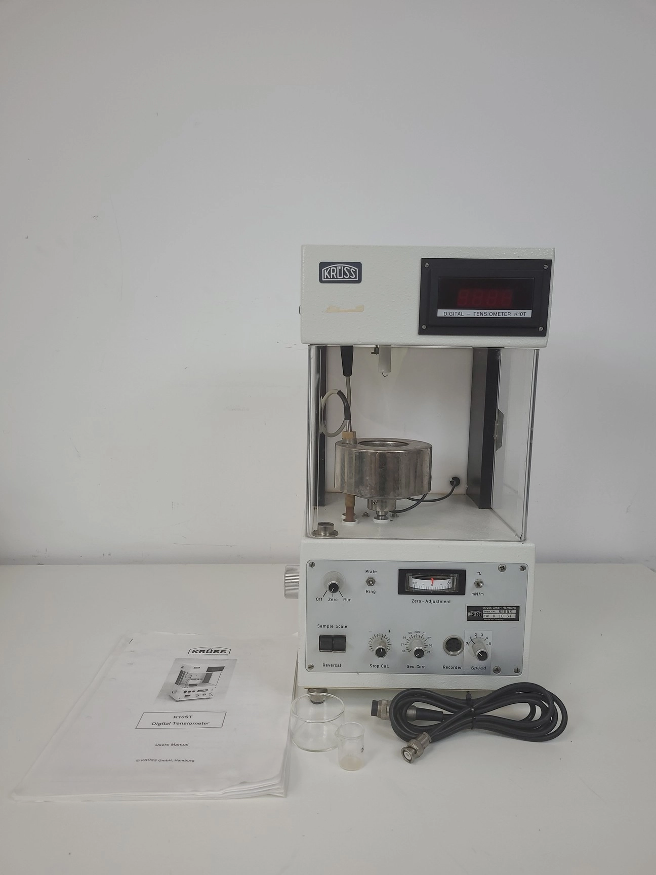 Kruss Digital Tensiometer  Model: K 10 ST Lab