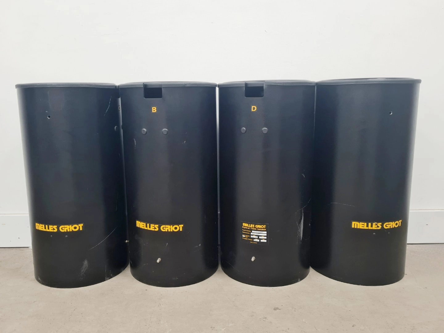 4 x Melles Griot Optical Table Passive Isolator Legs