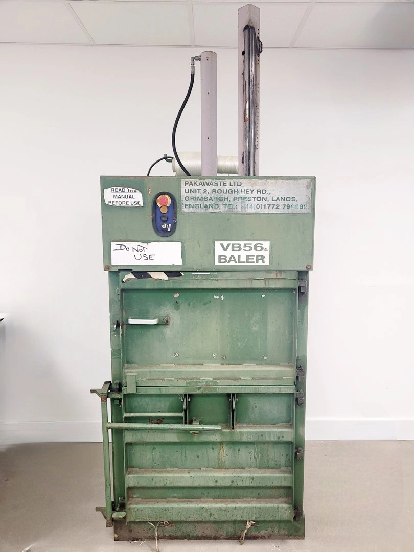 Pakawaste VB56 Vertical Cardboard Baler Machine