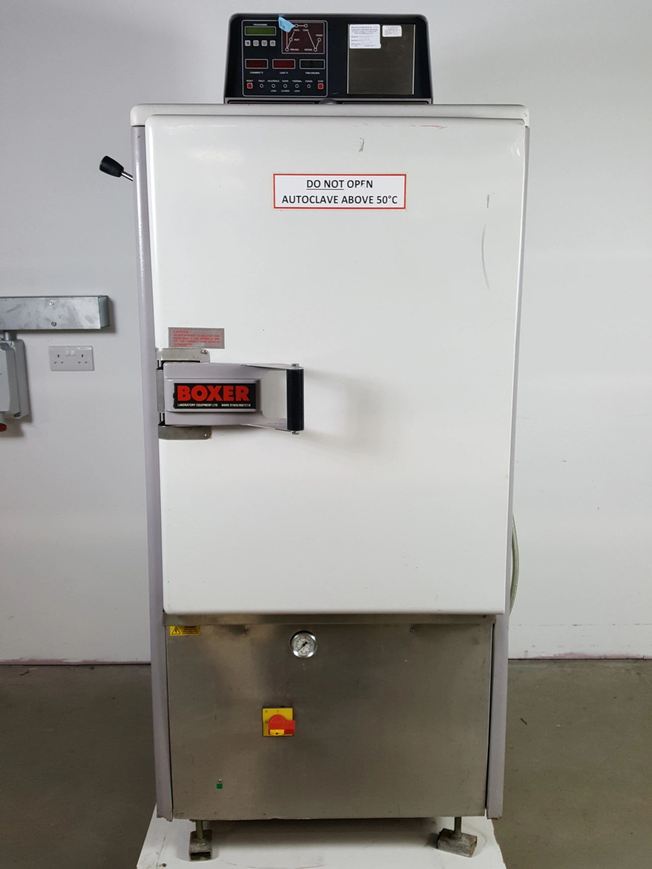 Boxer Steam Sterilising Laboratory Autoclave 400/220L Lab Spares or Repairs