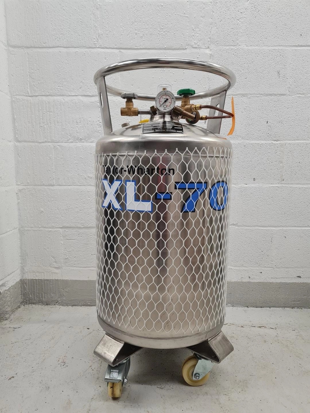 Taylor-Wharton XL-70 Vacuum Isolated Liquid Nitrogen Container Tank Lab