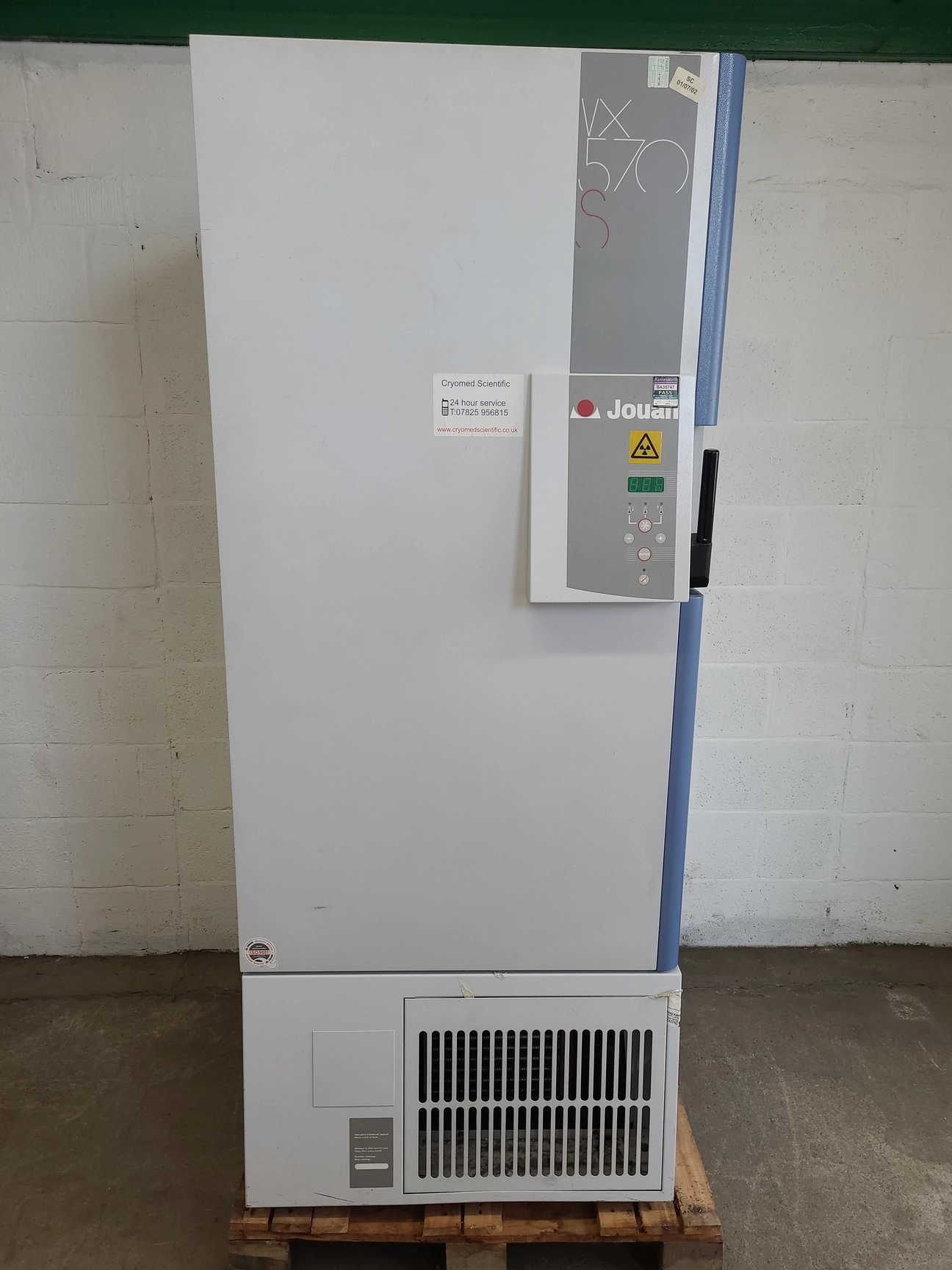 Jouan VXS 570 Laboratory Deep Freezer -85C Lab ULT Ultra Low Temperature Freezer