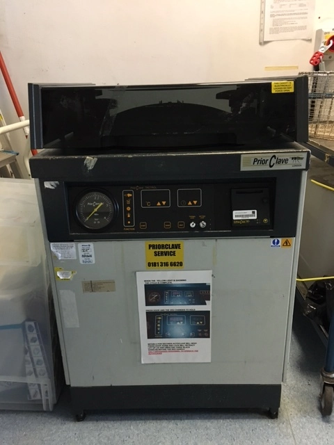 Priorclave EV100 Top-Loader Autoclave Lab Spares/Repairs