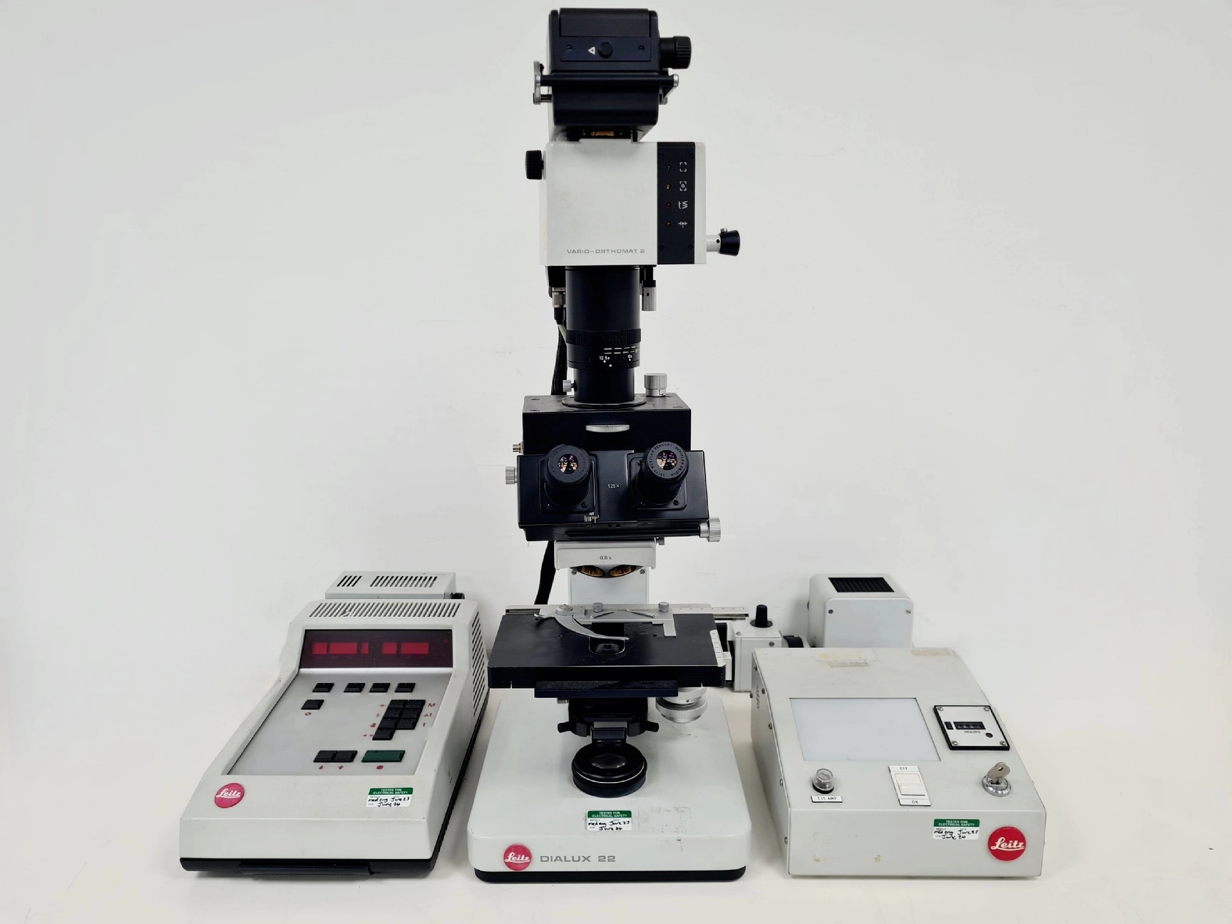 Leitz Dialux 22 Fluorescence Microscope With Camera + Control Unit Lab Faulty