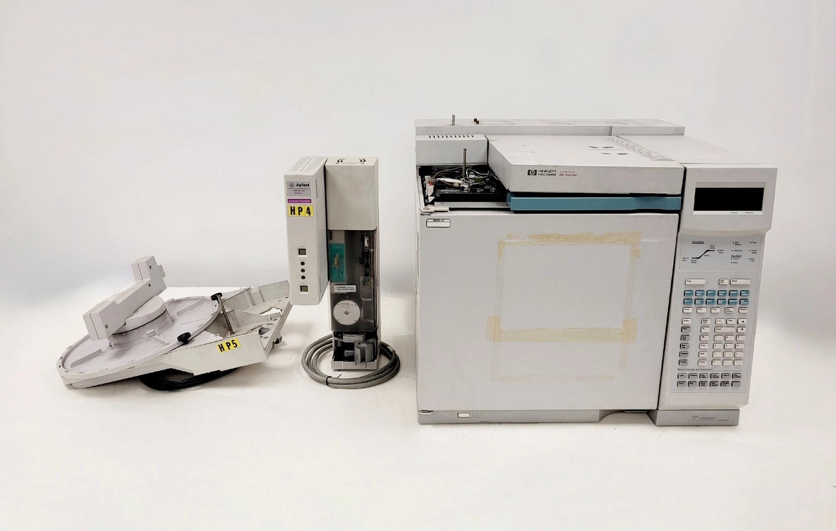 Hewlett Packard HP 6890 GC Gas Chromatograph &amp; Agilent 6890 Series Injector Lab