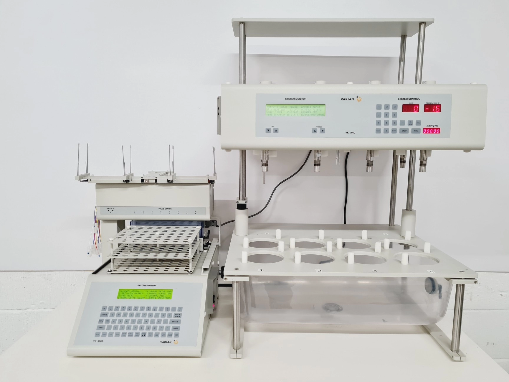 Varian VK 7010 Dissolution System &amp; Varian VK 8000 Dissolution Sampling Station