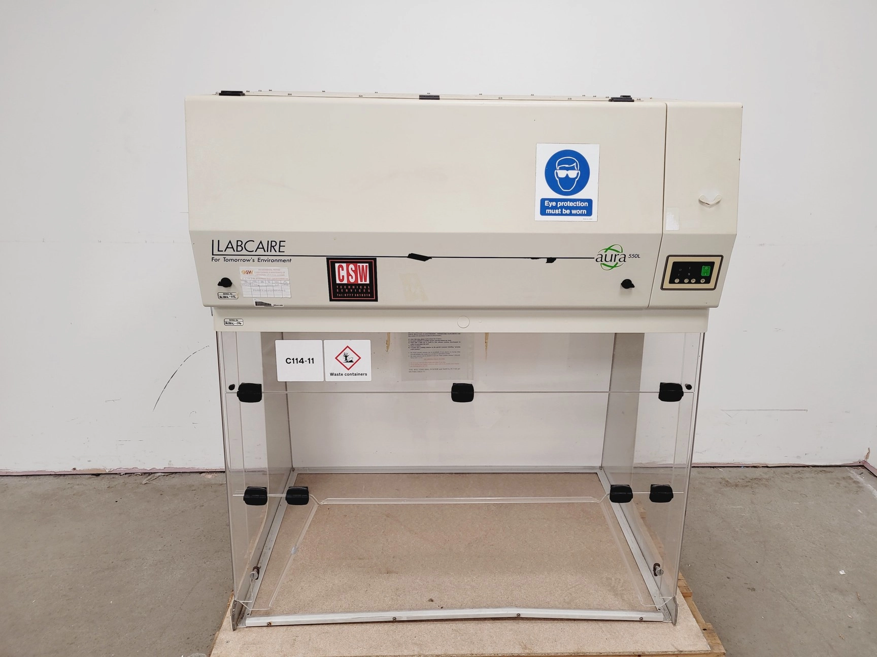 Labcaire Aura 550L Ductless Fume Hood  Model - AU550L Lab