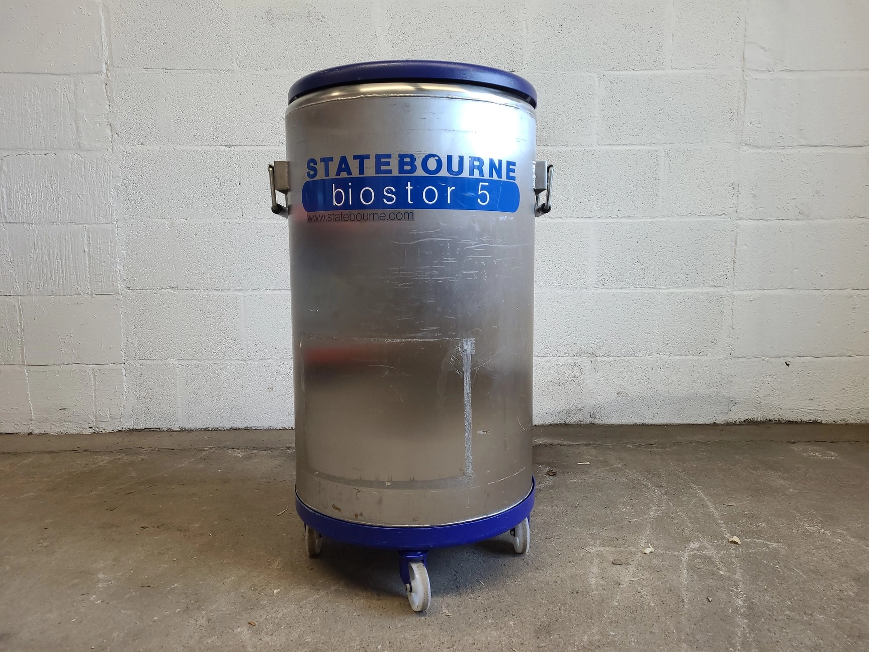 Statebourne biostor 5 Liquid Nitrogen Cryogenic Storage Tank/Dewar Lab