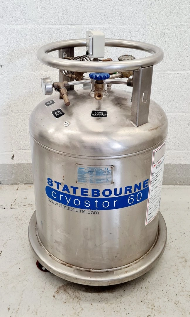 Statebourne Cryogenics Cryostor 60 Liquid Nitrogen Storage Tank Lab