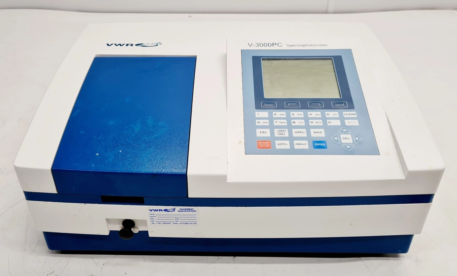 VWR V-3000PC Visible Spectrophotometer Lab