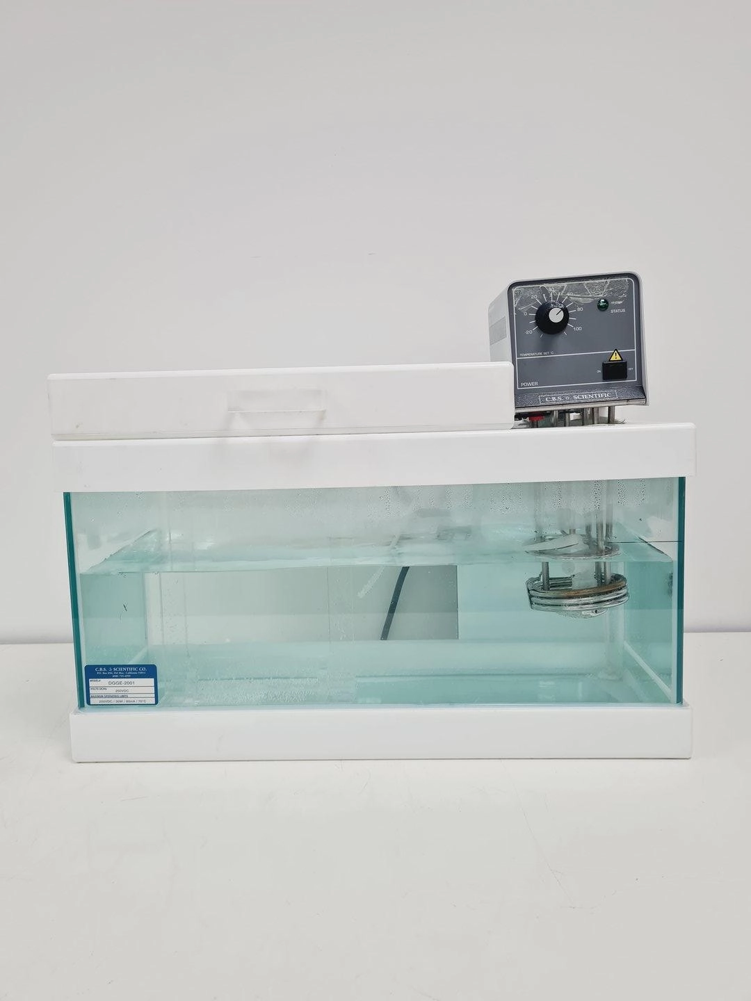 C.B.S. Scientific Model 71 Water Bath DGGE-2001 DGGE Electrophoresis System Lab