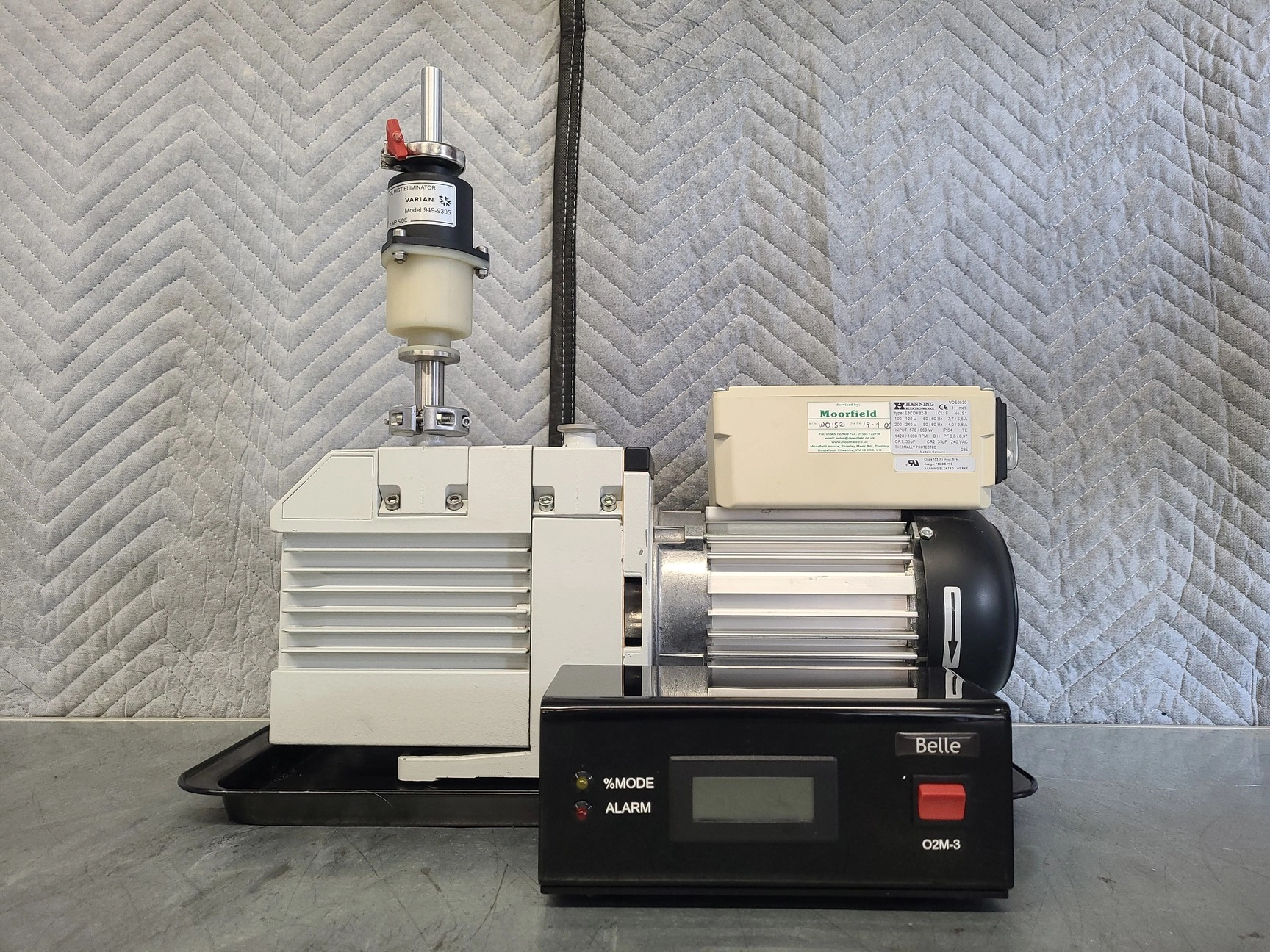 Hanning Elektro-Werke Trivac Vacuum Pump Typ D4B Lab