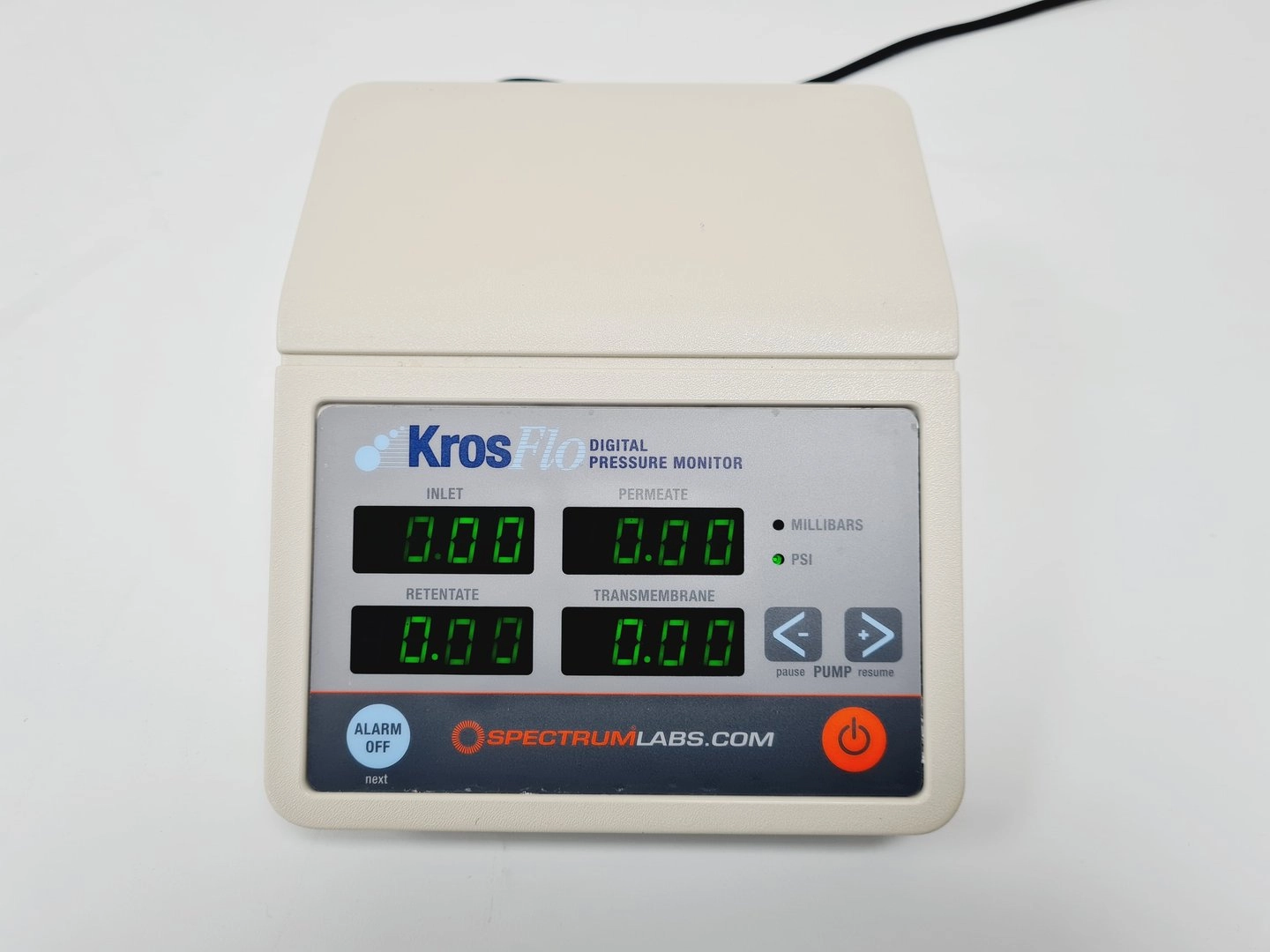 SpectrumLabs KrosFlo 900-1607 Digital Pressure Monitor Lab