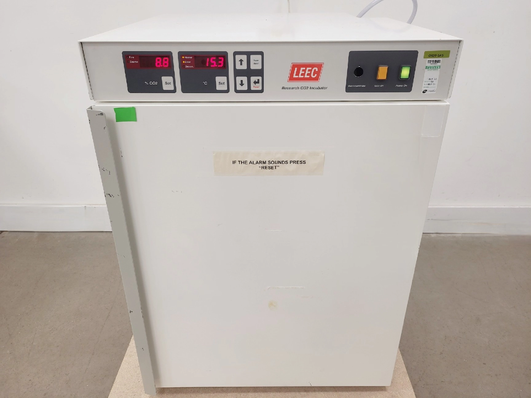 LEEC Research CO2 Incubator Model GA2000 Lab