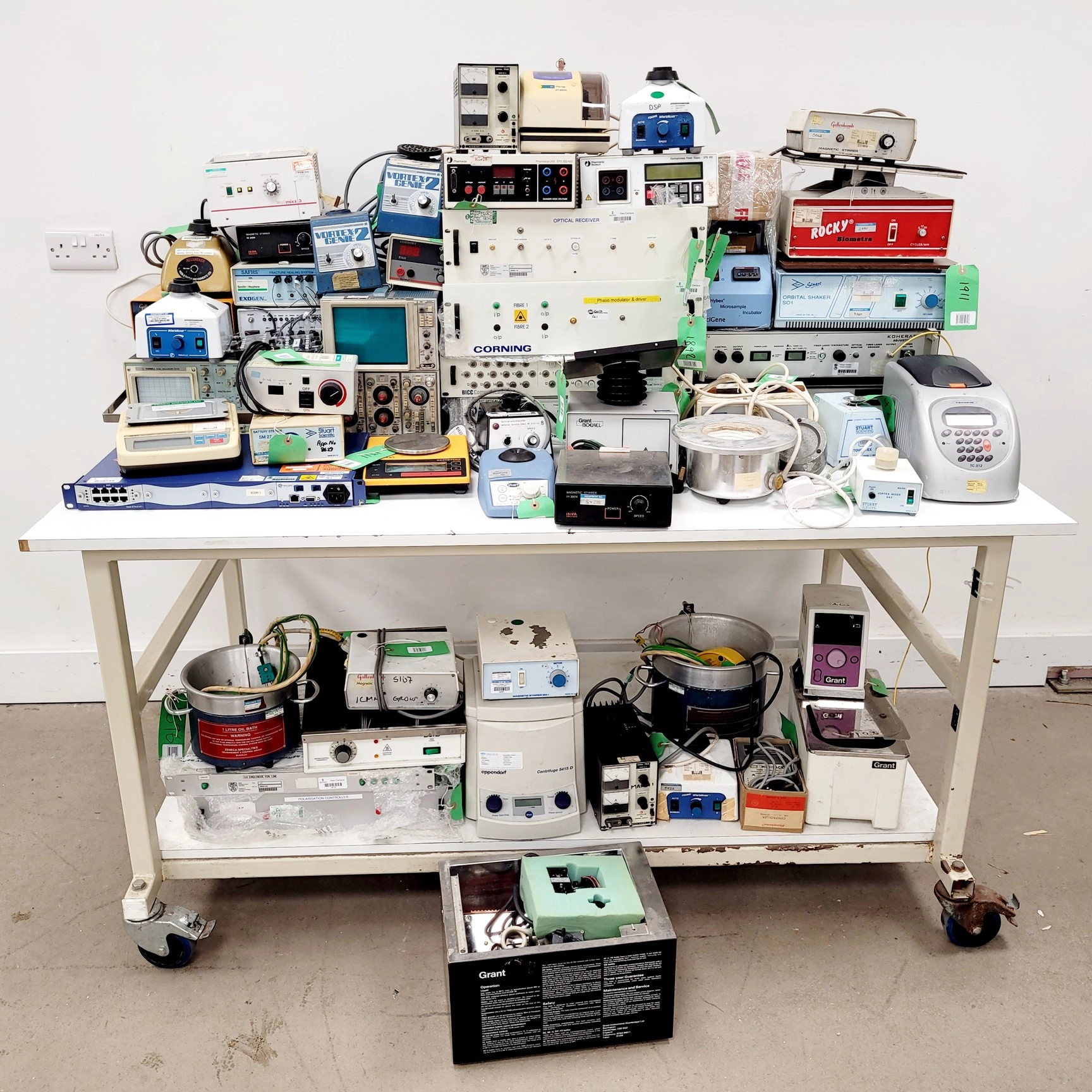 Mixed Pallet Job Lot of Used Laboratory Equipment-  Baths, Mixers, PSUs Lab