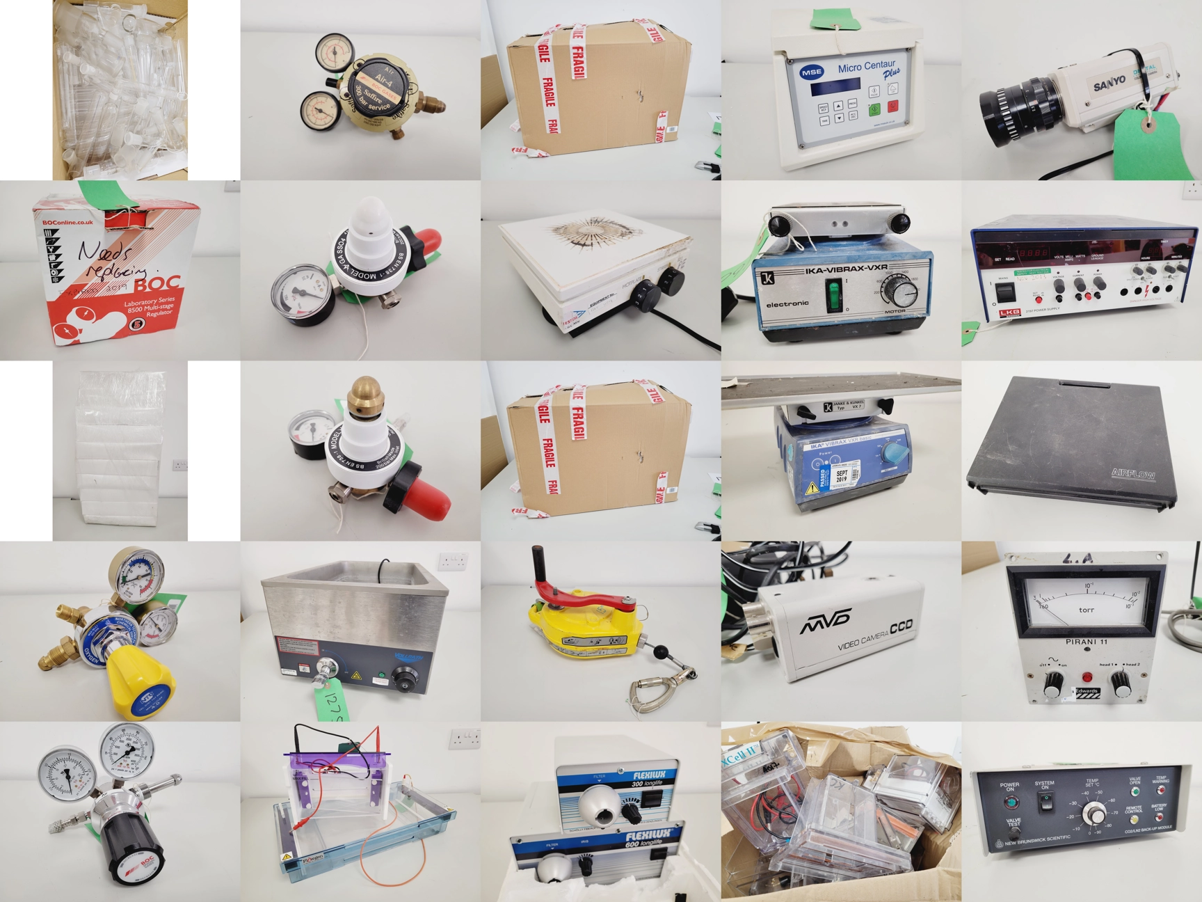 Job Lot of Mixed Benchtop Lab Equipment - MSE, NTC, Genevac, Nikon, Prior