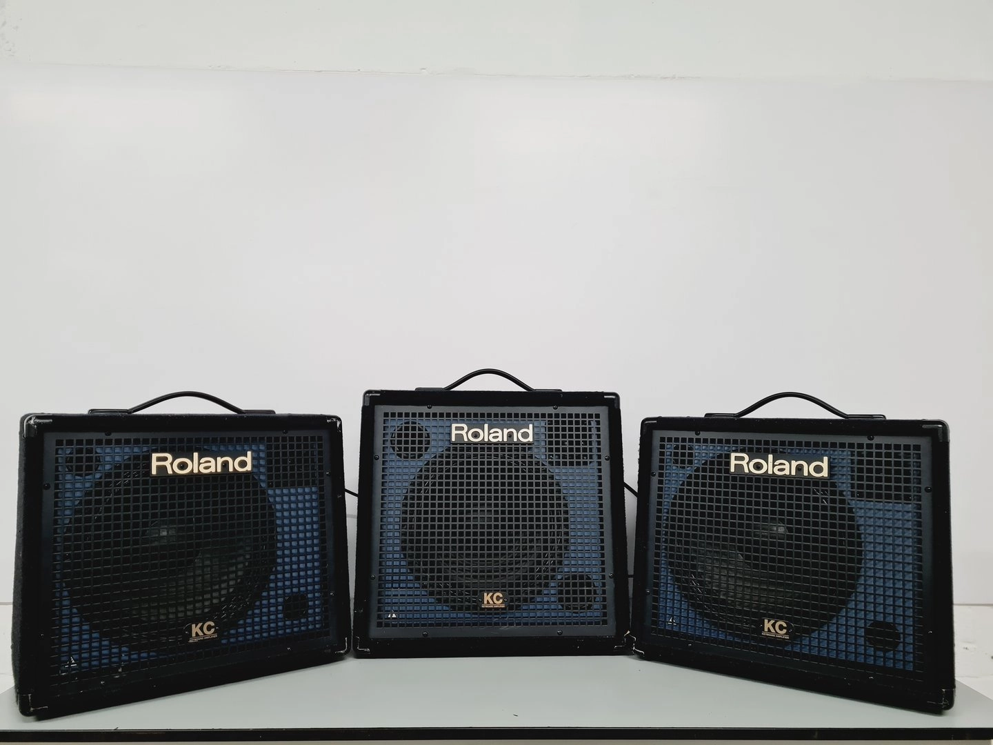 3 x Roland Mixing Keyboard Amplifier, KC-150, KC-350