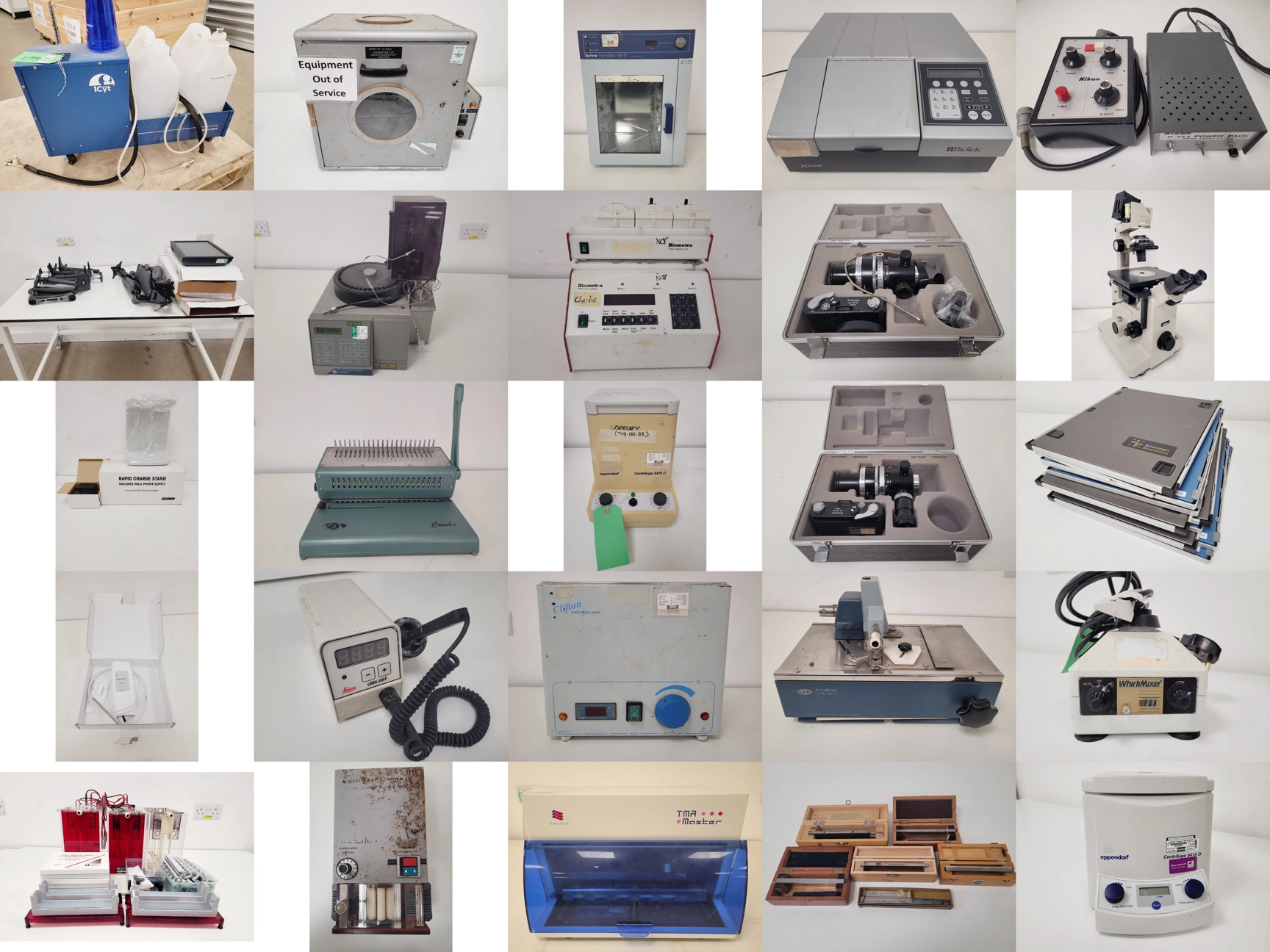 Mixed Job Lot of Laboratory Equipment - Nikon, Eppendorf, Rainin, iCyt, Bio-Tek