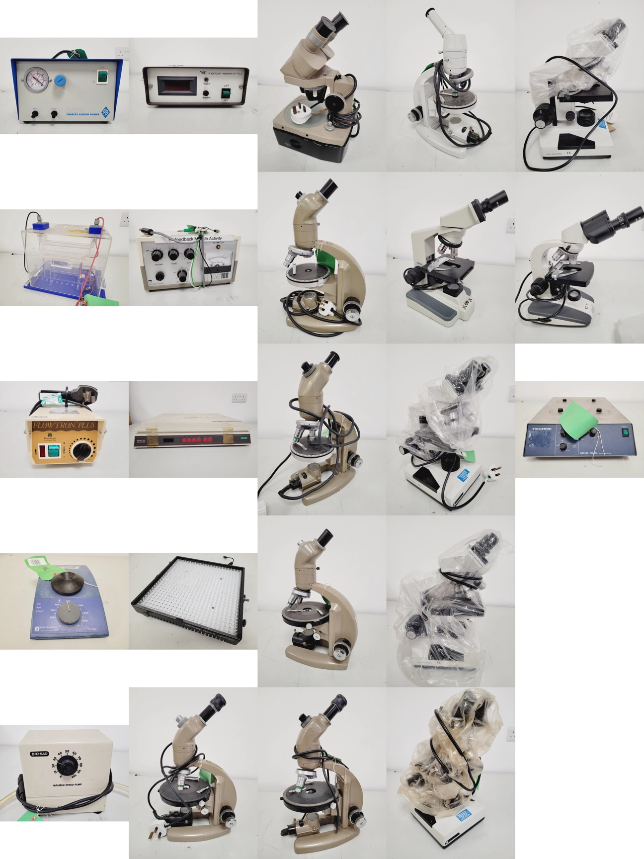 Job Lot of Mixed Benchtop Lab Equipment - ALA, NTC, Kinetrol, Olympus, Jencons