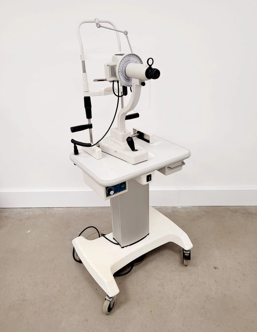 C.L.O.M. SRL Slit Lamp 2 Position Keratometer with Hanson T-100 Table Lab