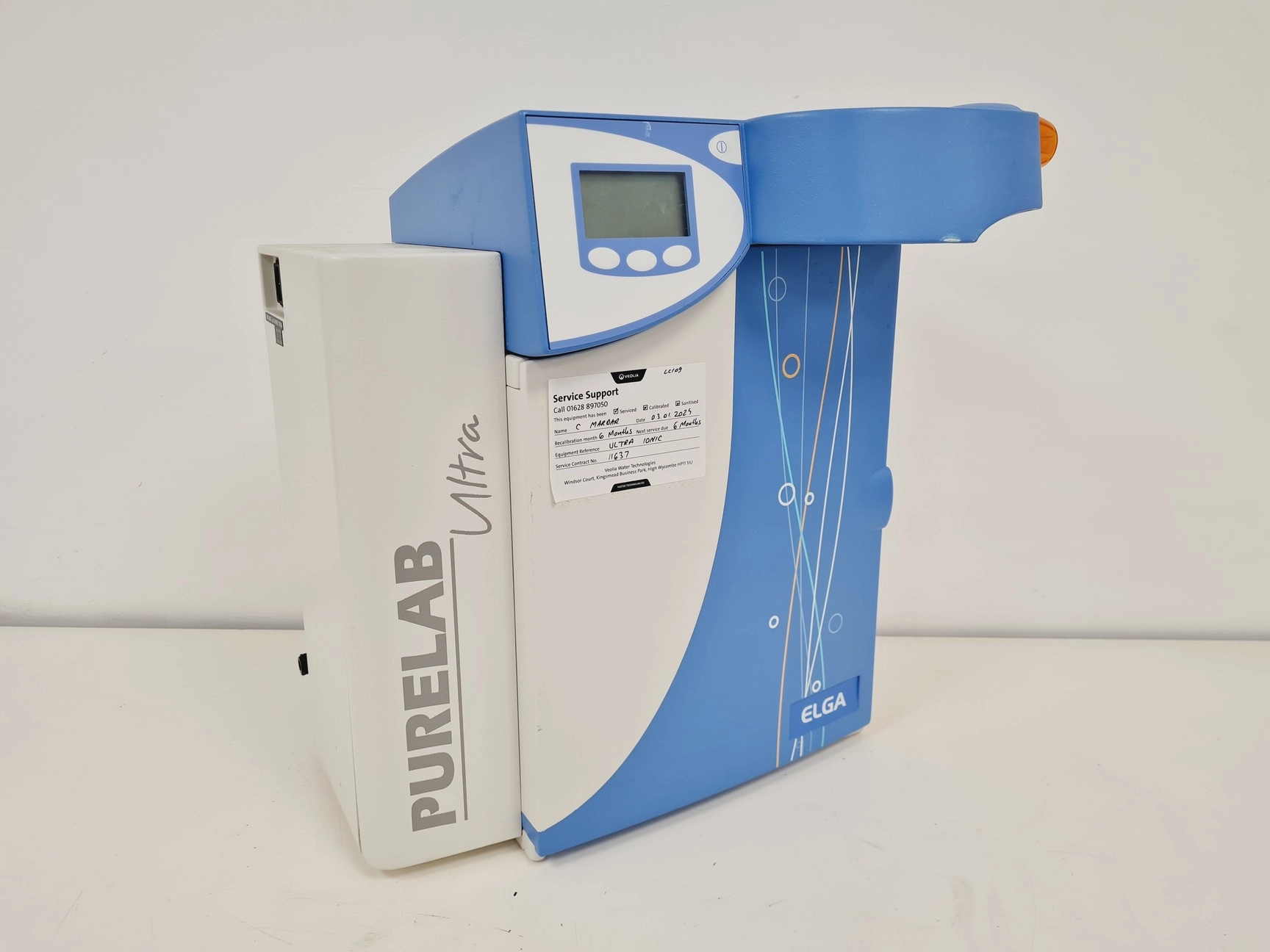 ELGA PURELAB Ultra ULXXXIOM2 MK2 Water Purifier Purification System