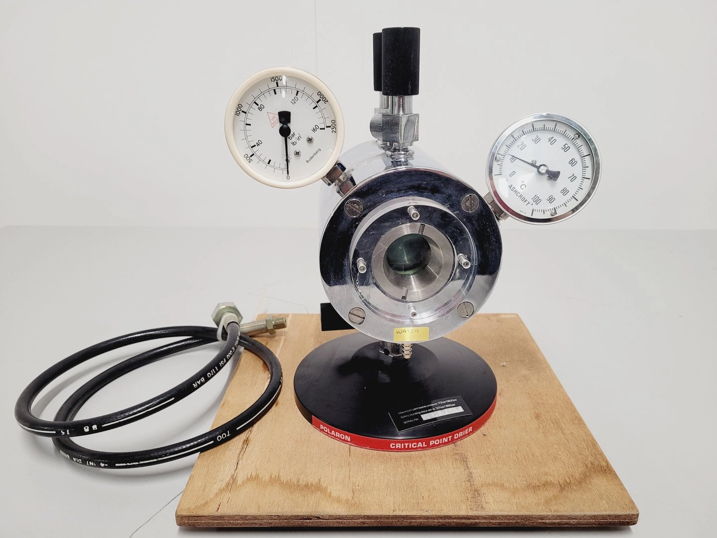 Polaron Critical Point Dryer with Pressure Hose Lab