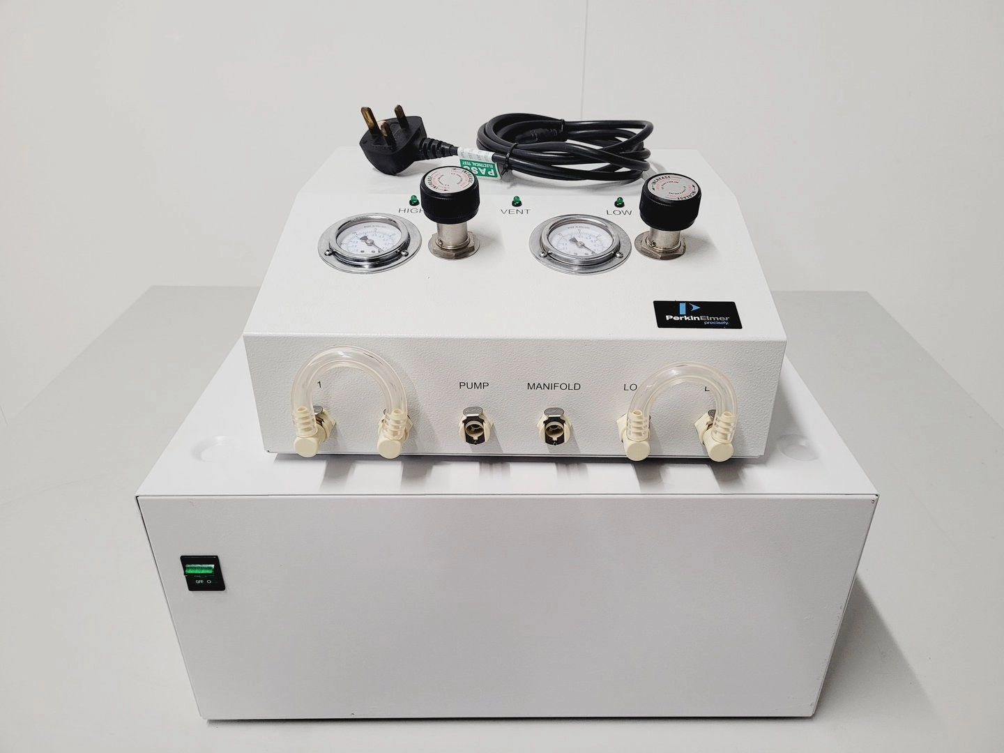 Perkin Elmer HPLC Liquid Handling DC Motor and Vacuum Control Units Lab