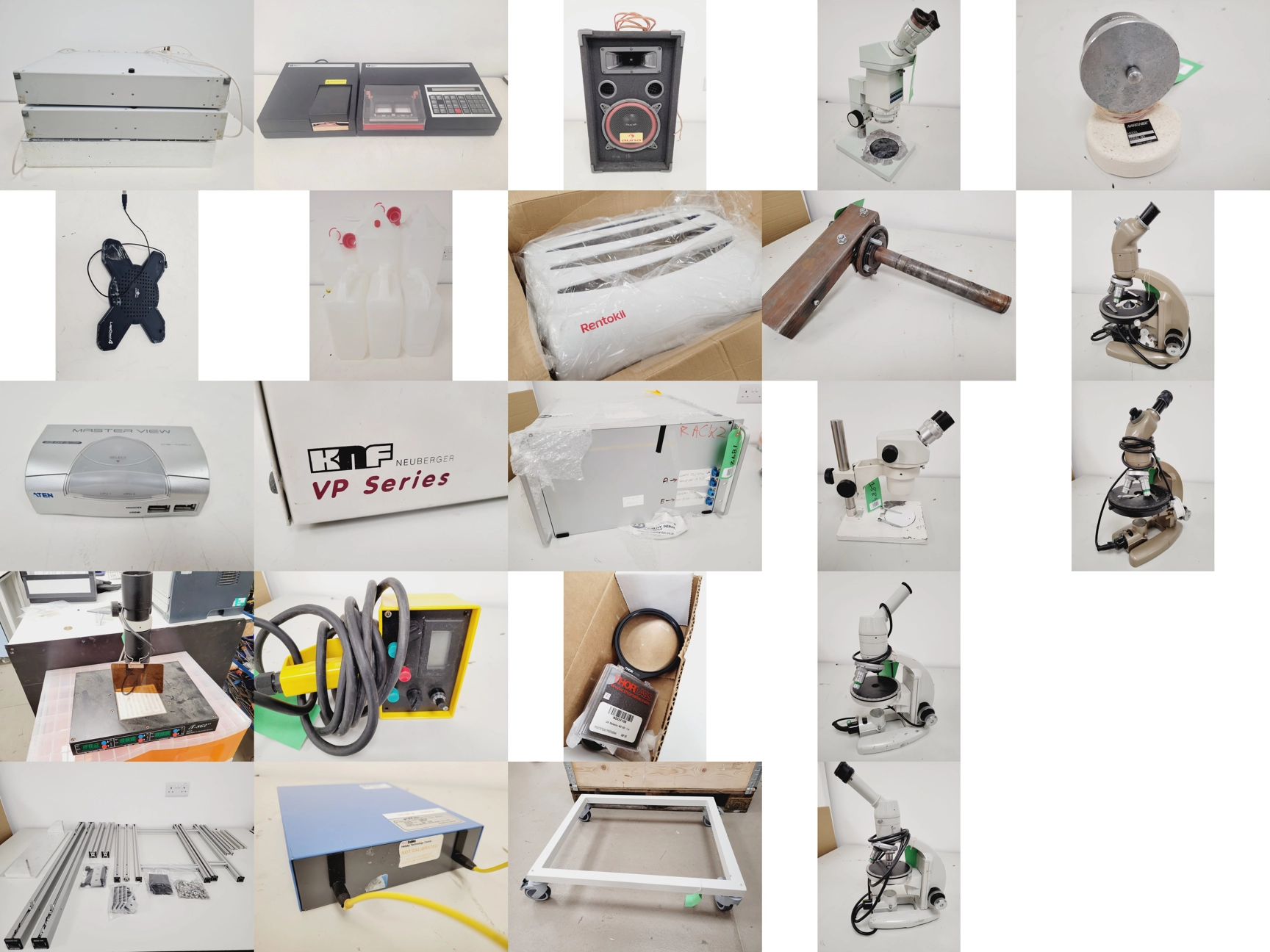 Job Lot of Mixed Benchtop Lab Equipment - Pharmacia, Fibre, Vickers, Carl Zeiss