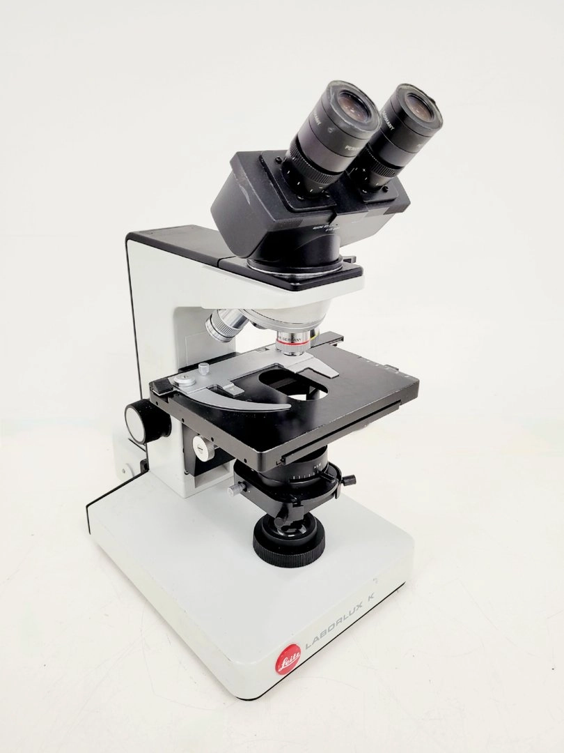 Leitz Laborlux K Binocular Microscope Type: 020-435.036 w/ 4 x Objectives Lab