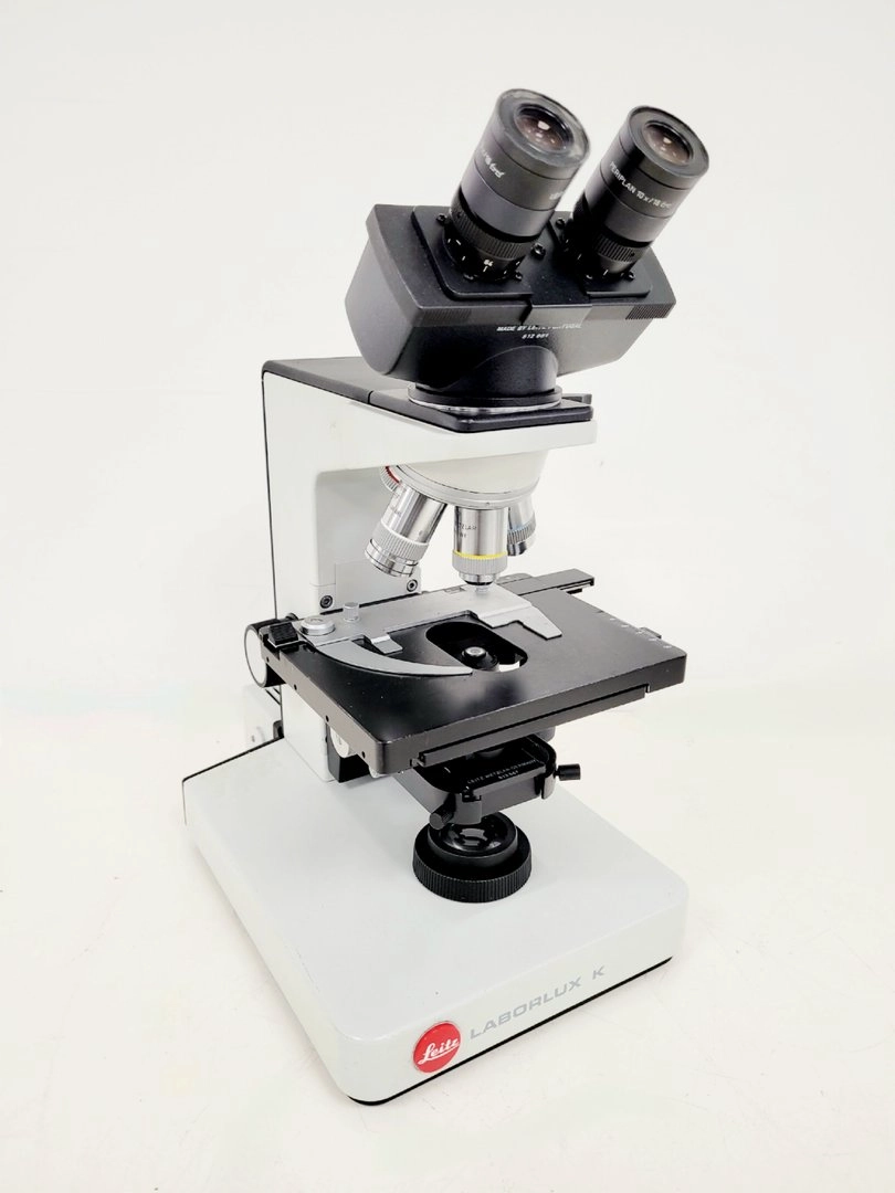 Leitz Laborlux K Binocular Microscope Type: 020-435.036 with 4 Objectives Lab