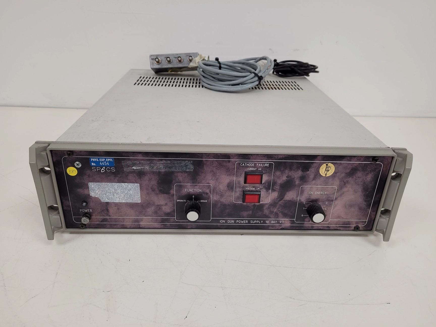 Specs Ion Source Power Supply 10 867 911 Lab