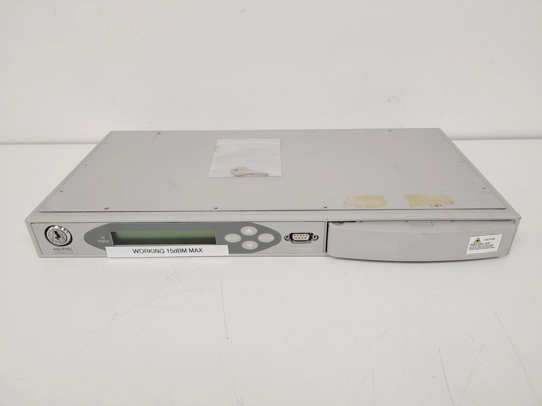 Nortel Erbium Doped Fiber Amplifier Model FA17UFAC-119C28 with Key Lab