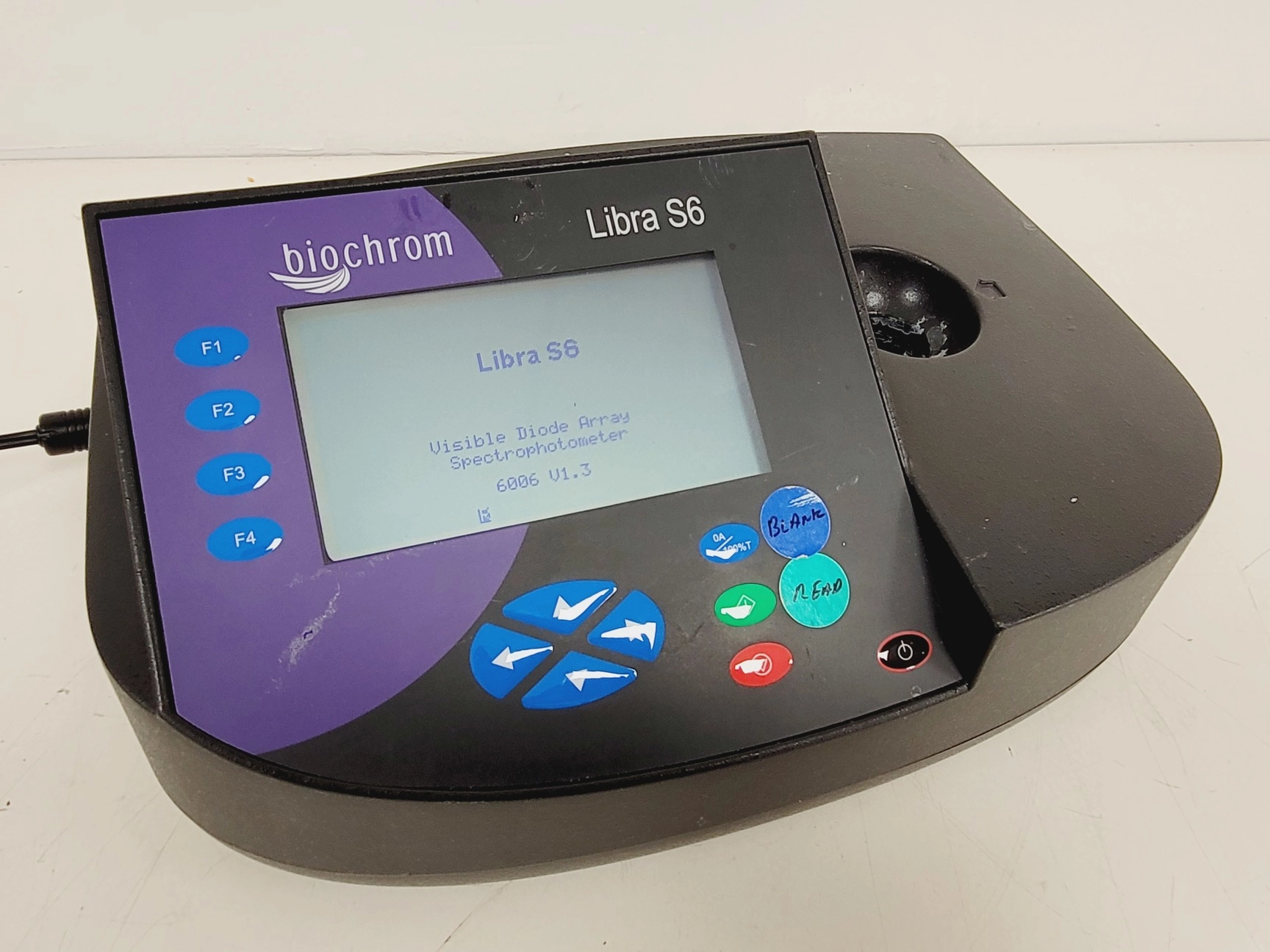 Biochrom Libra S6 Visible Spectrophotometer Lab (Calibration Fail)