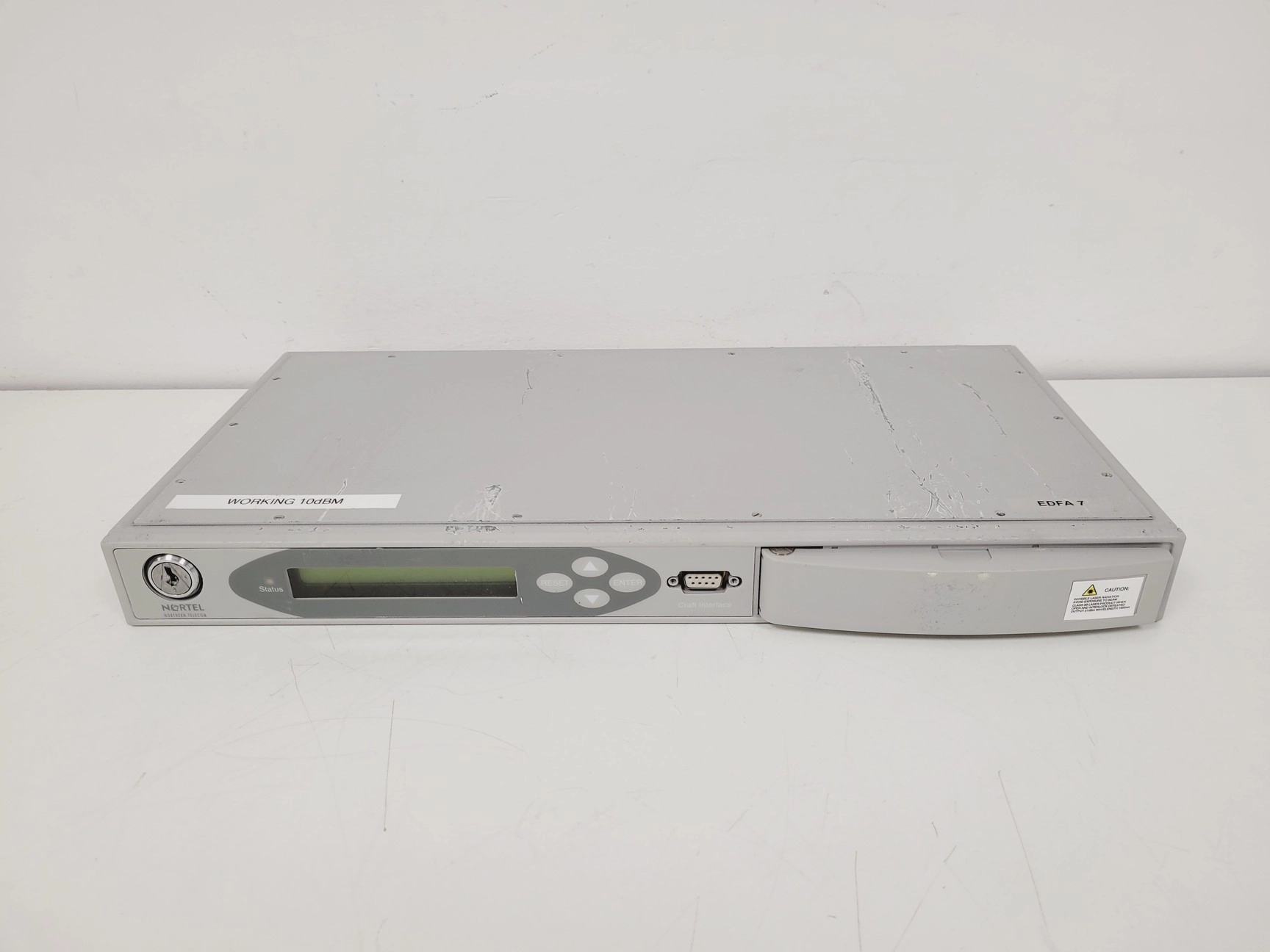 Nortel Erbium Doped Fiber Amplifier Model FA17UFAC-119C28 (No Key) Lab