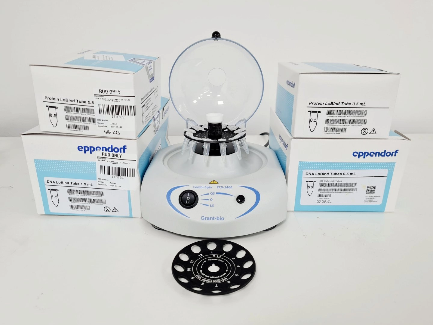 Grant-Bio Combi-Spin PCV-2400 Centrifuge &amp; Accessories Lab