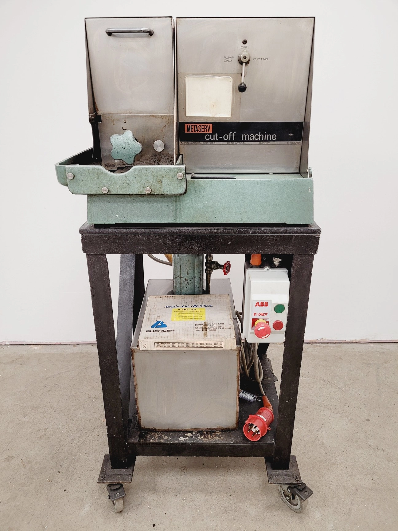 Metaserv Cut-Off Machine Saw Model - C180 with 19A Pump