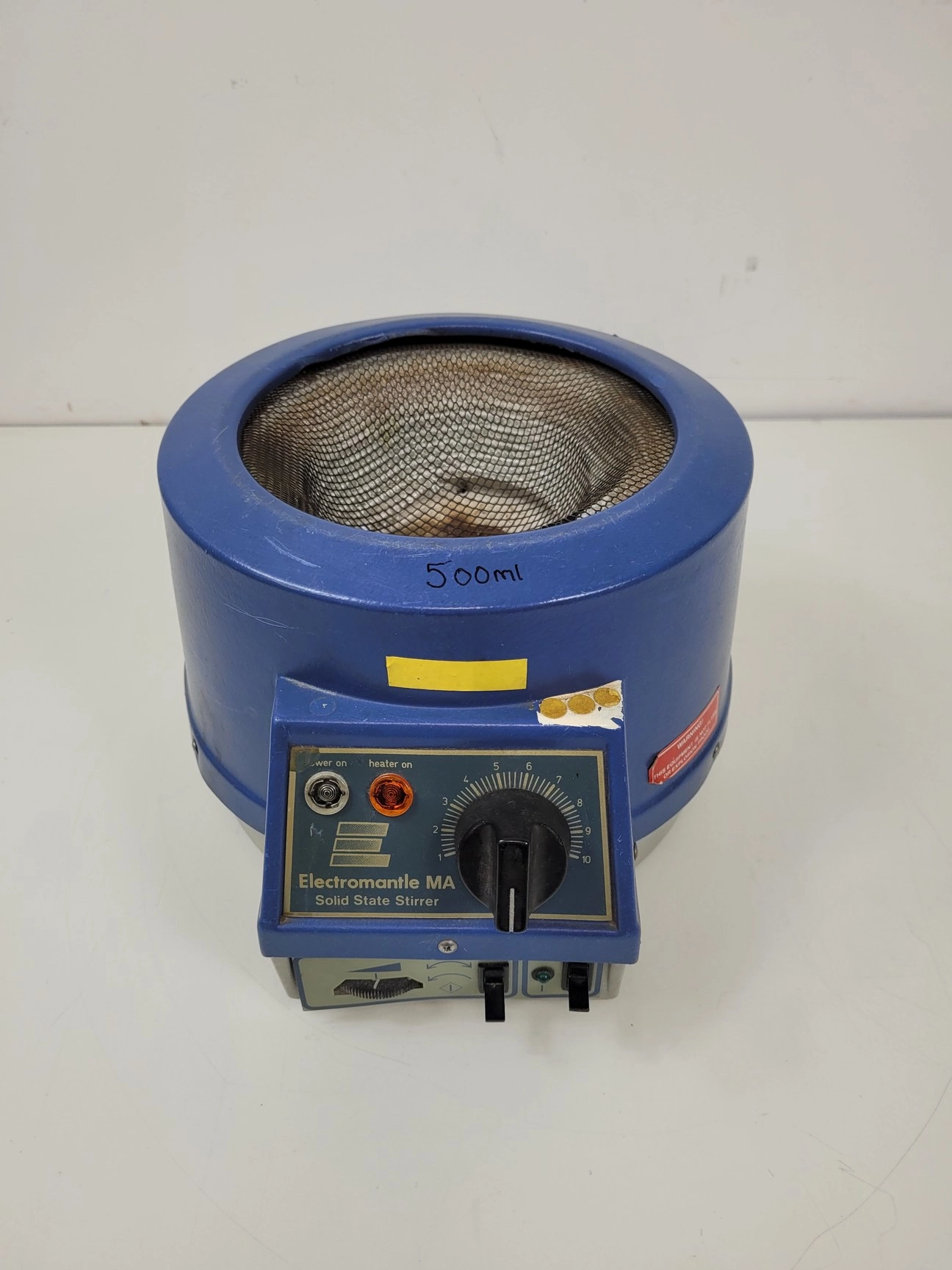 Electromantle MA Heating Mantile Solid State Stirrer  EMA 0500/CE MK1 Lab