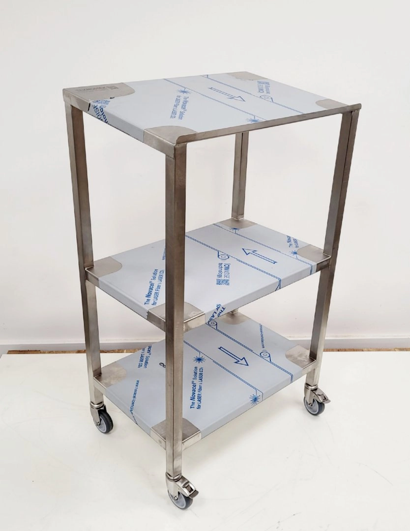 Teknomek Stainless Steel Lectern with Double Undershelf