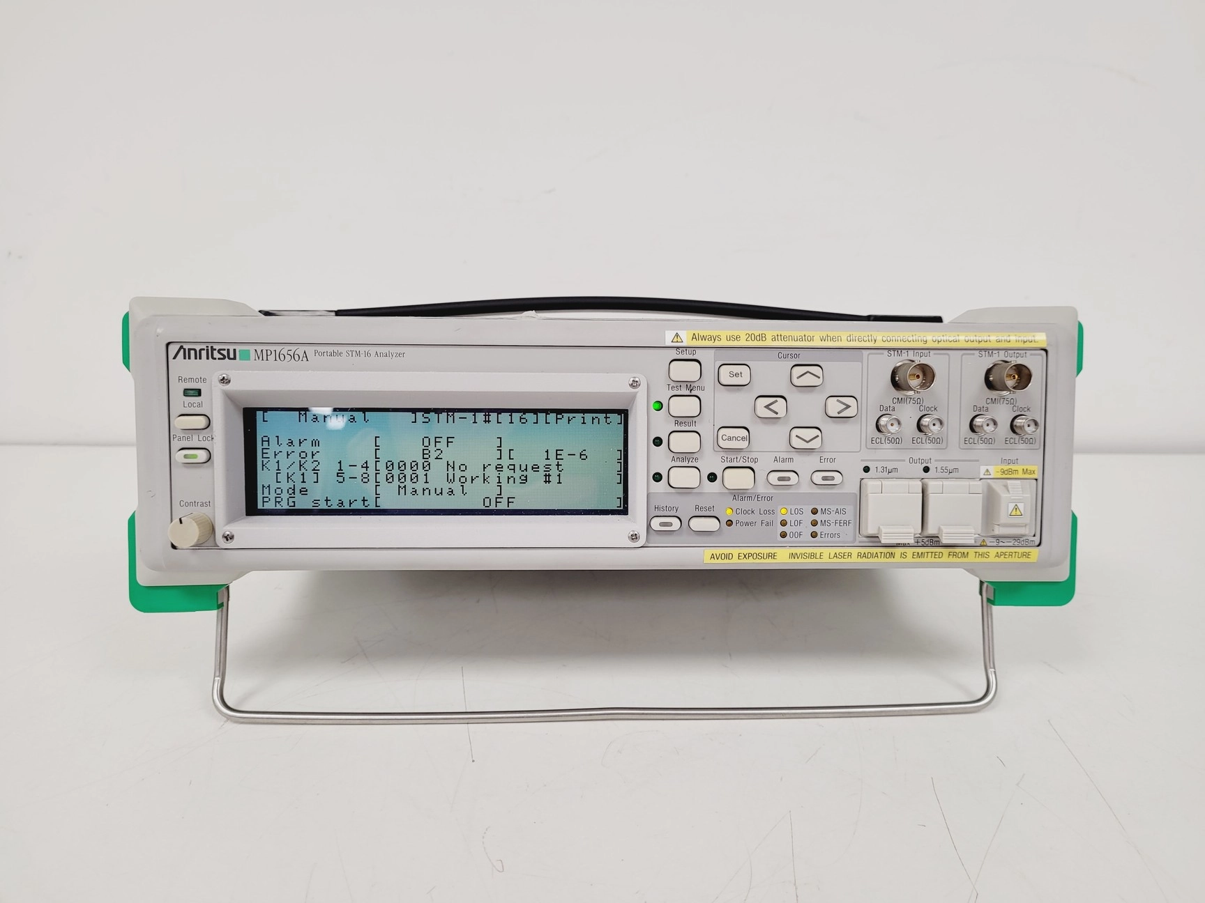 Anrtisu Portable STM-16 Analyzer Model MP1656A Lab