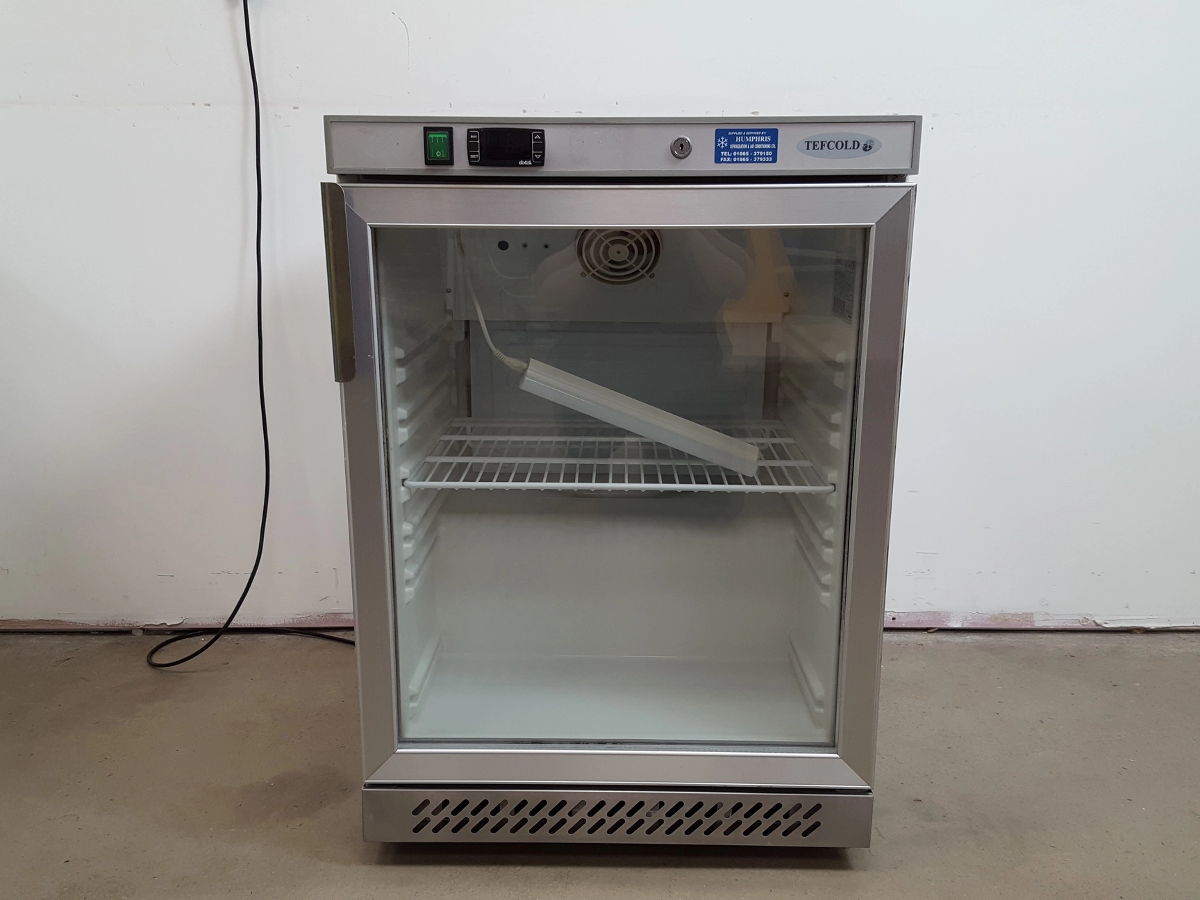 TEFCOLD UR200G Glass Door Laboratory Fridge Lab