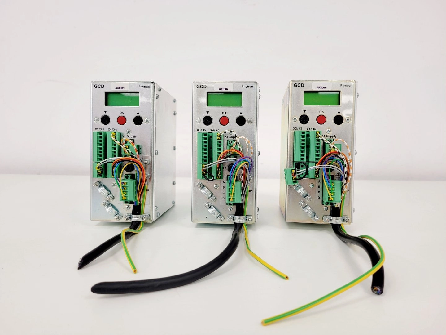 3x Phytron GCD 93-70 Stepper Motor Drives