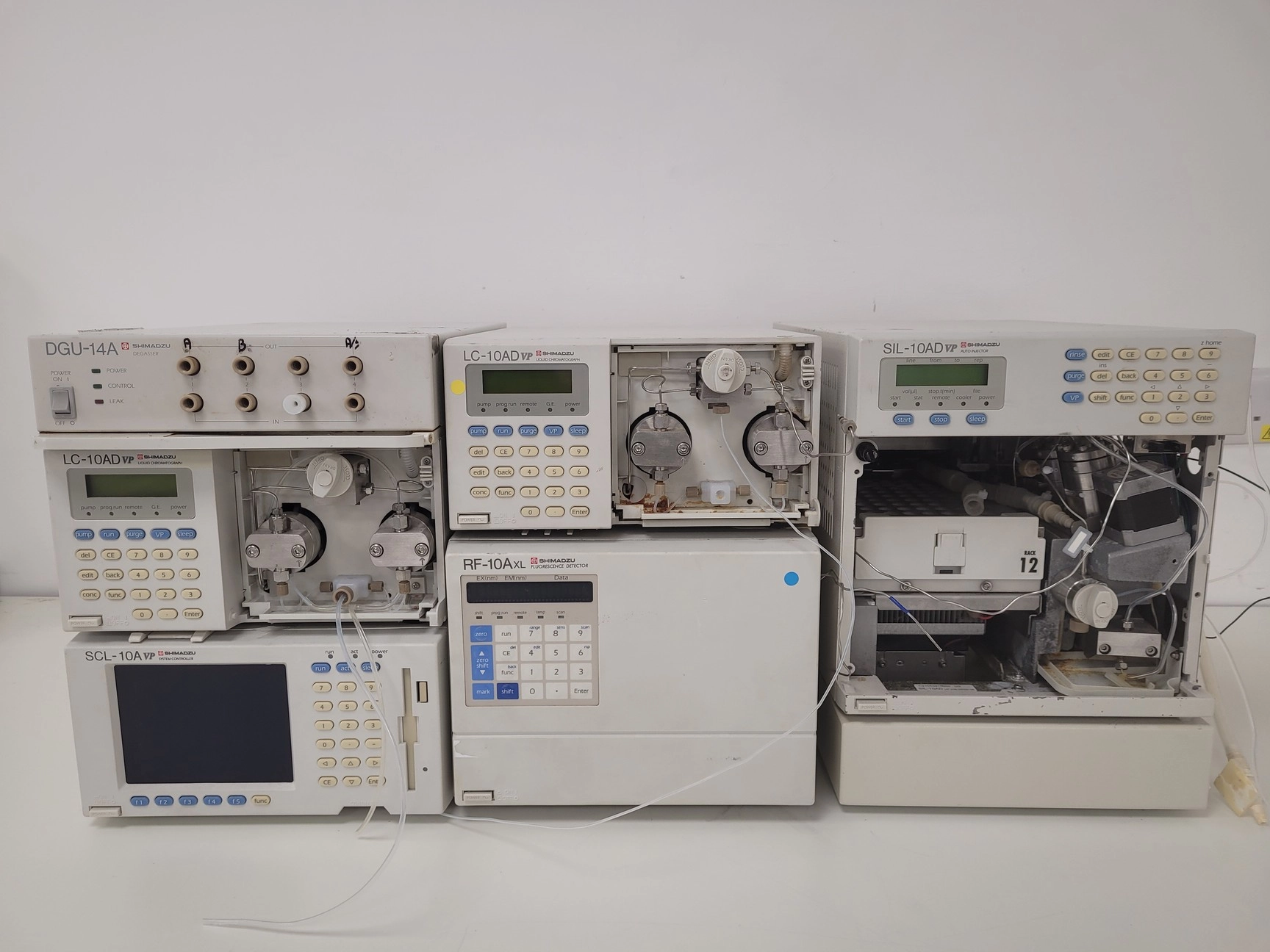 Shimatzu HPLC System - SCL-10A, LC-10AD,SIL-10AD Lab