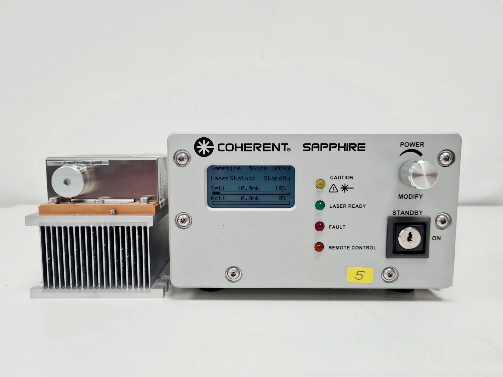 Coherent Sapphire Controller with Sapphire 561 Laser Head Lab