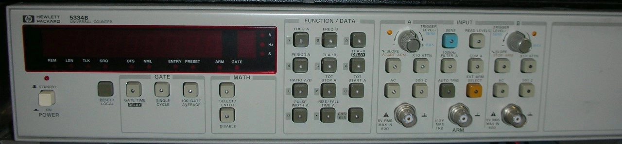 HP Agilent Keysight 5334B Universal Frequency Counter Lab