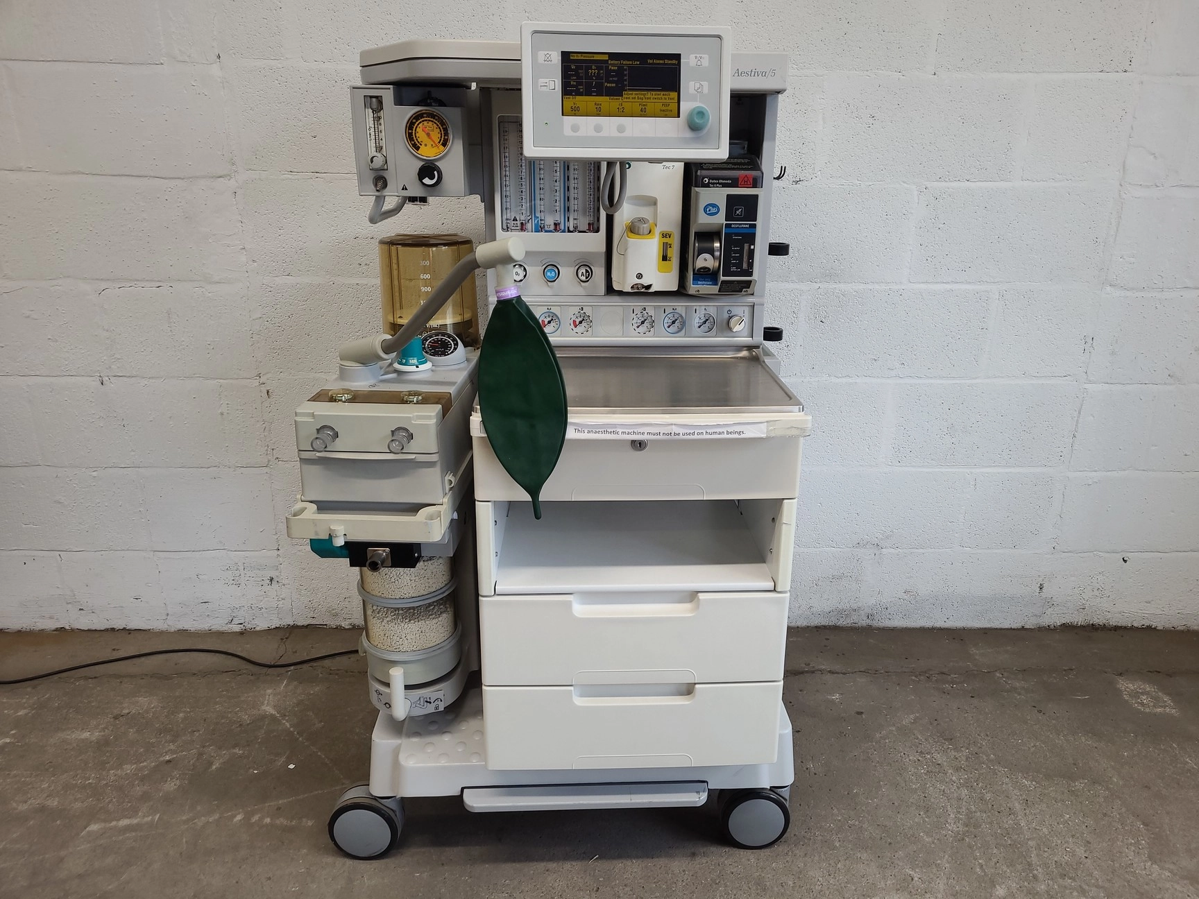 Datex Ohmeda Aestiva 5 Anaesthetic Machine Lab