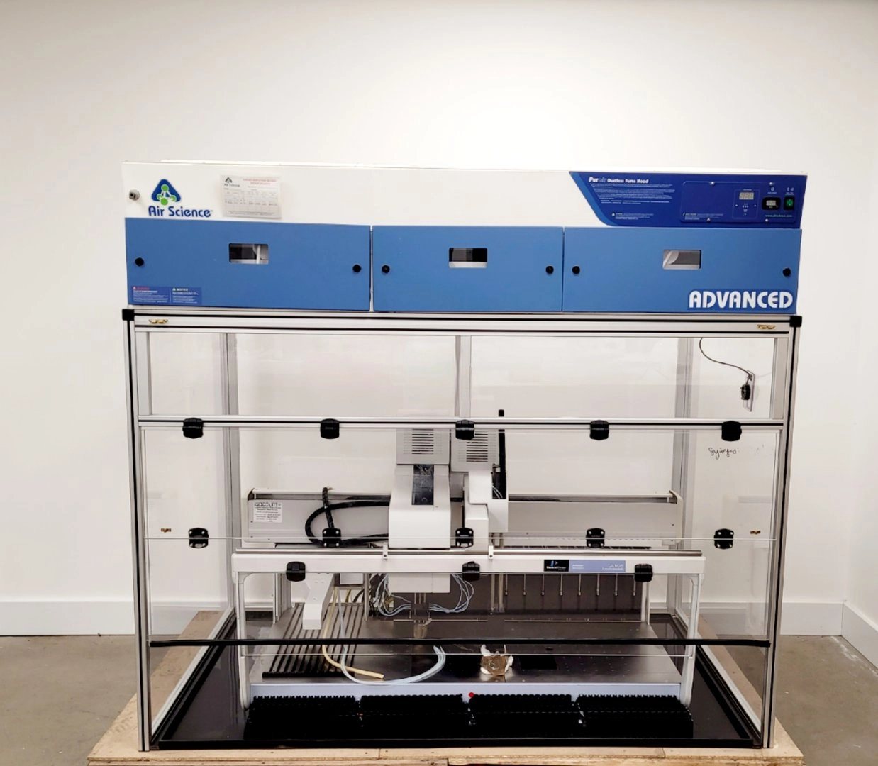 Perkin Elmer Janus Automated Workstation with Purair Advanced Ductless Fume Hood