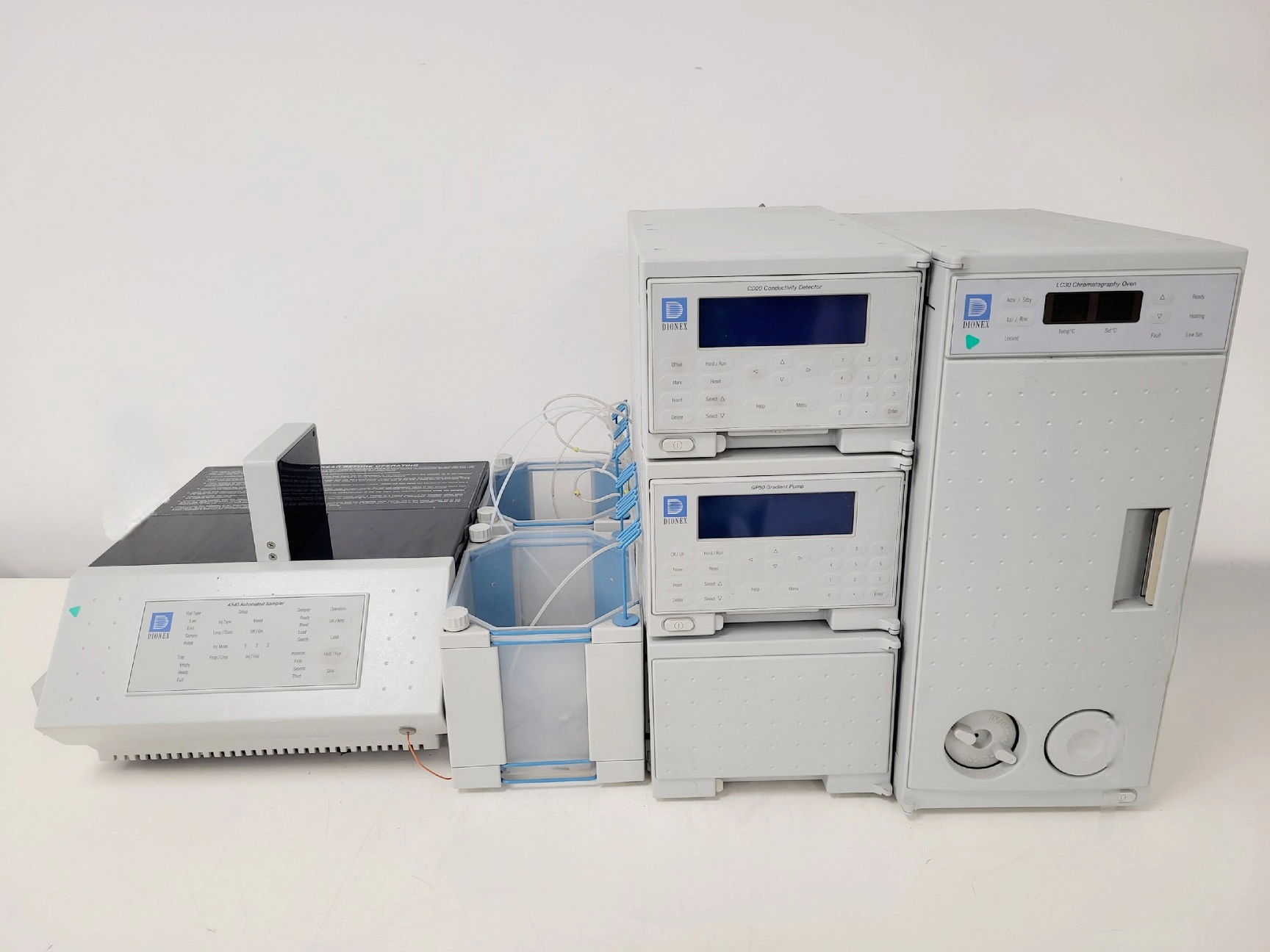 Dionex Ion Chromatography System AS40, CD20, GP50, LC30 Lab